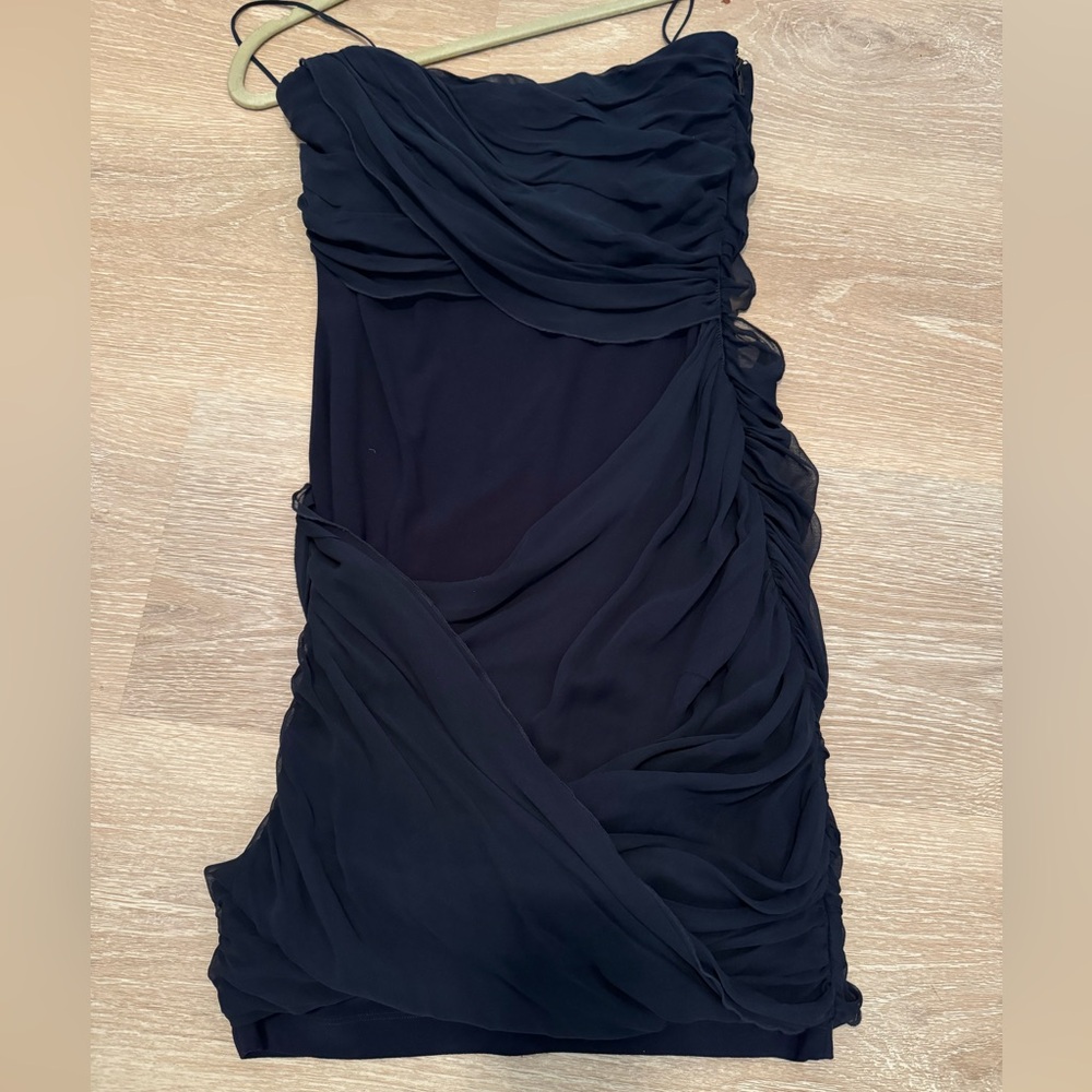 Alice + Olivia Navy Mini Dress